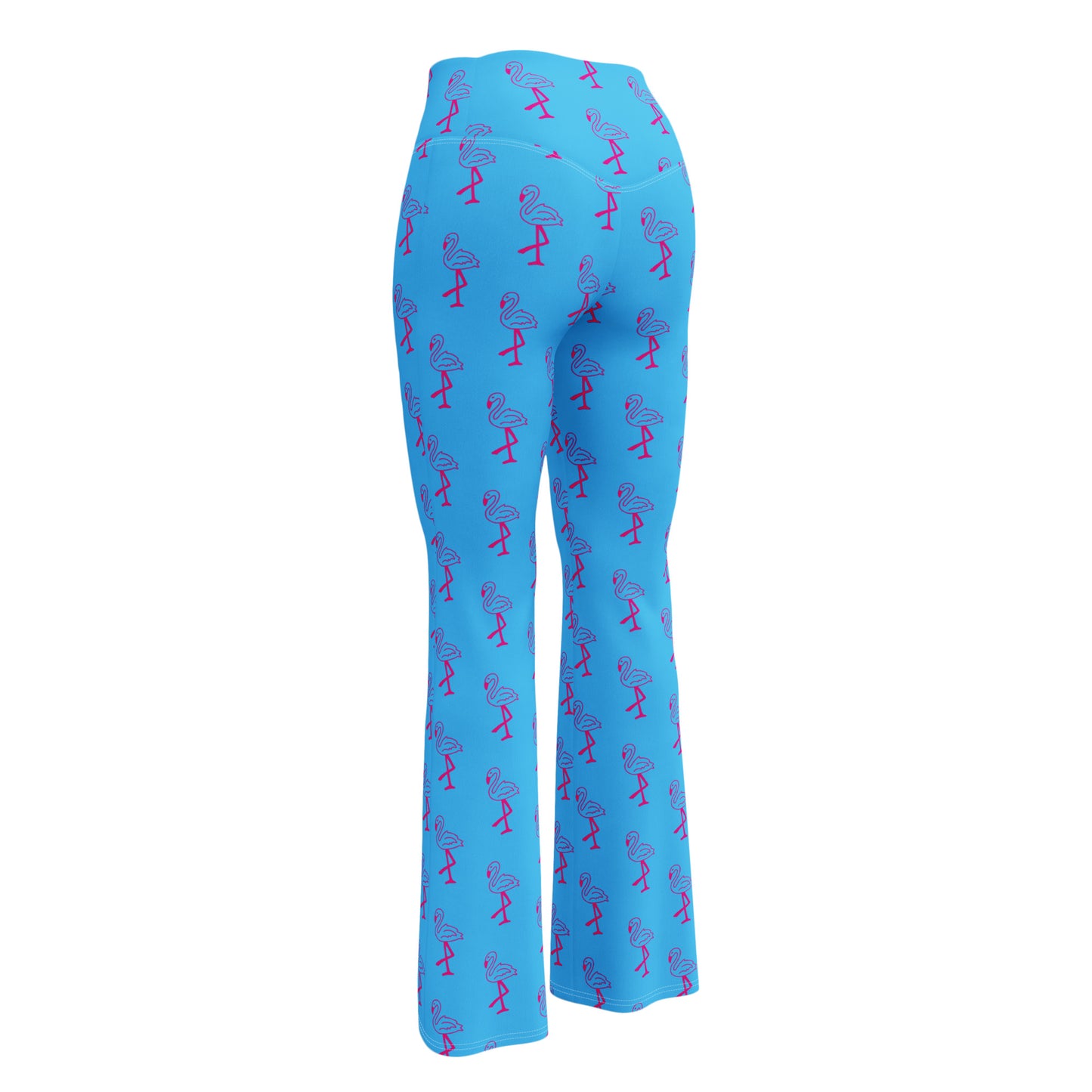 Flamingo Women's Festival Flare Leggings - Viodiama Artistry