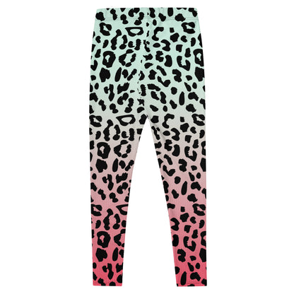 Leopard Love Women's Festival Leggings - Viodiama Artistry