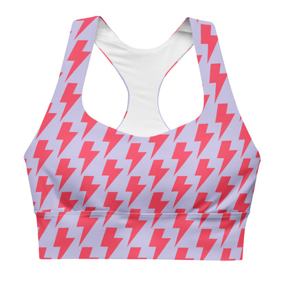 Lightning Women's Festival Sports Bra Top - Viodiama Artistry