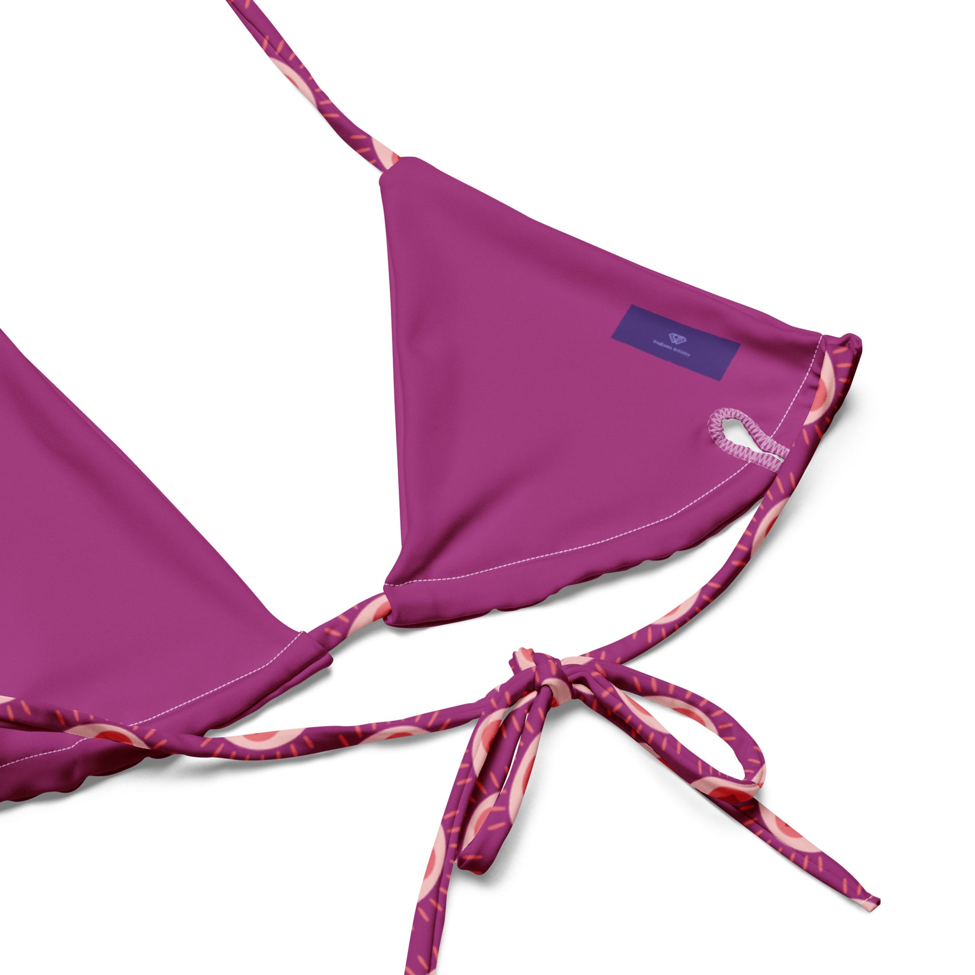 Eye Love You Women's String Bikini - Viodiama Artistry