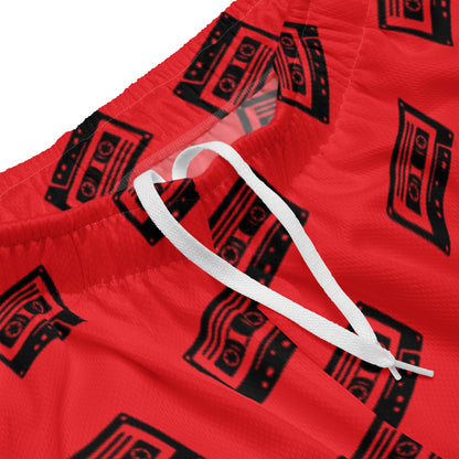 Cassette Tape Men's Festival Athletic Shorts - Viodiama Artistry