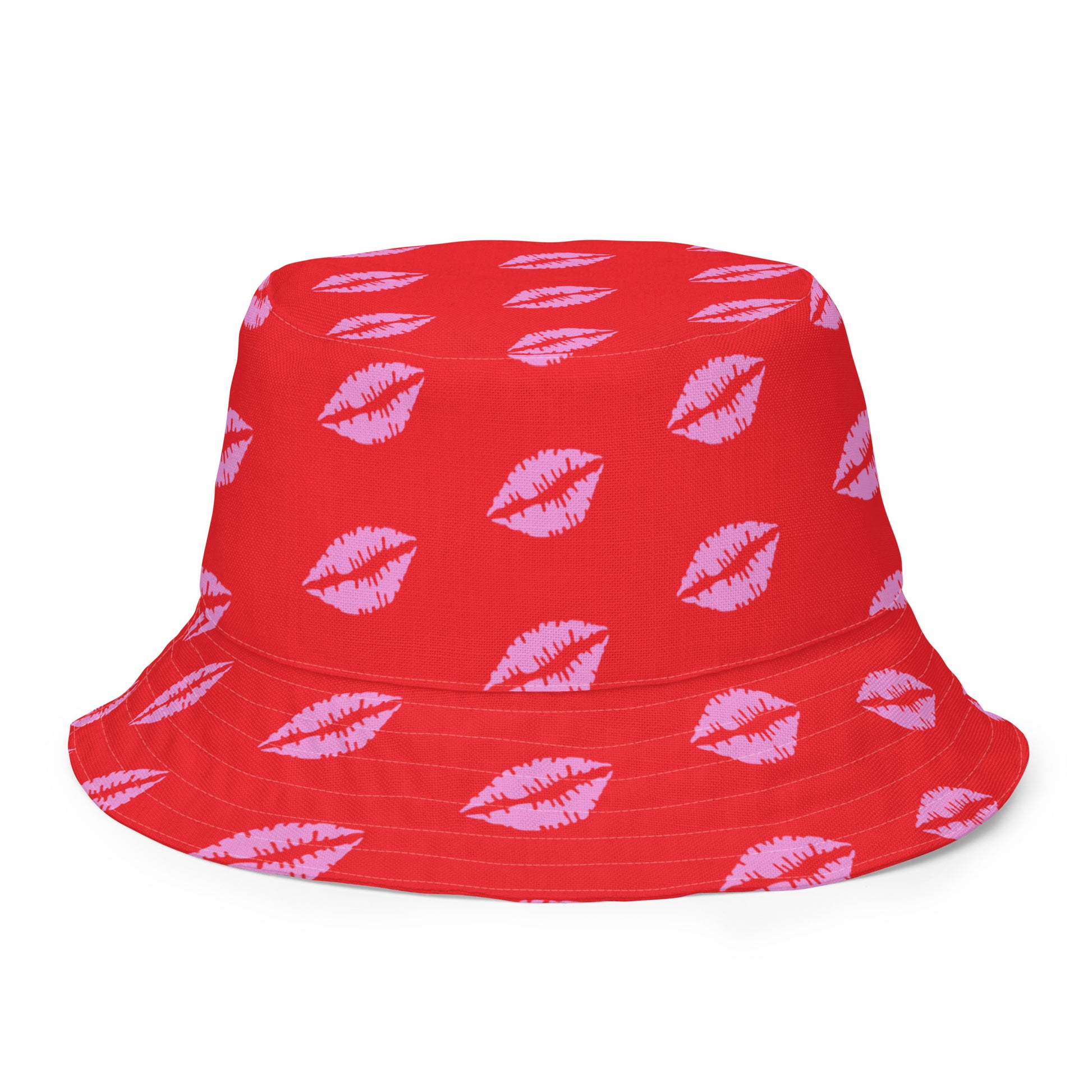 Sweet Kisses Women's Reversible Bucket Hat - Viodiama Artistry