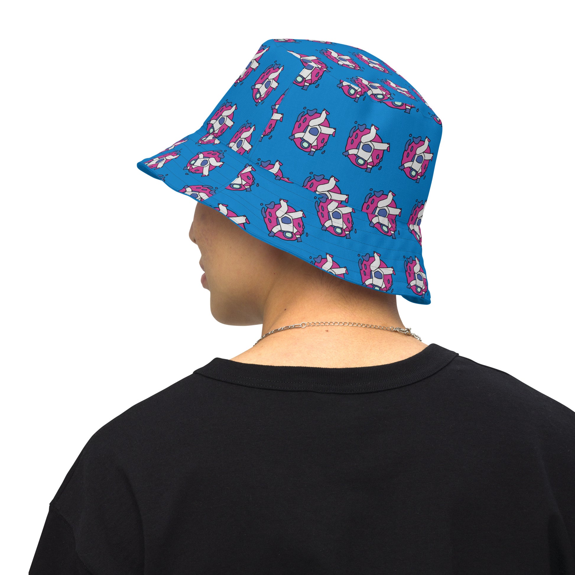 Astronaut Men's Reversible Festival Bucket Hat - Viodiama Artistry