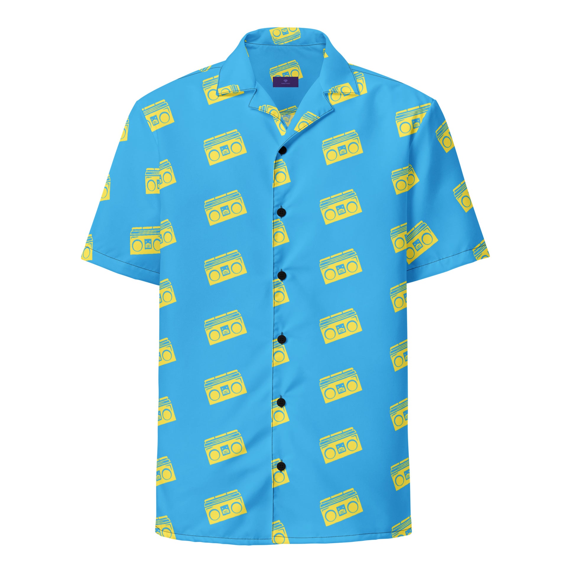 Boombox Men's Festival Button-Down Shirt - Viodiama Artistry