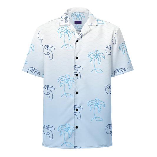 Tropical Men's Button-Down Shirt