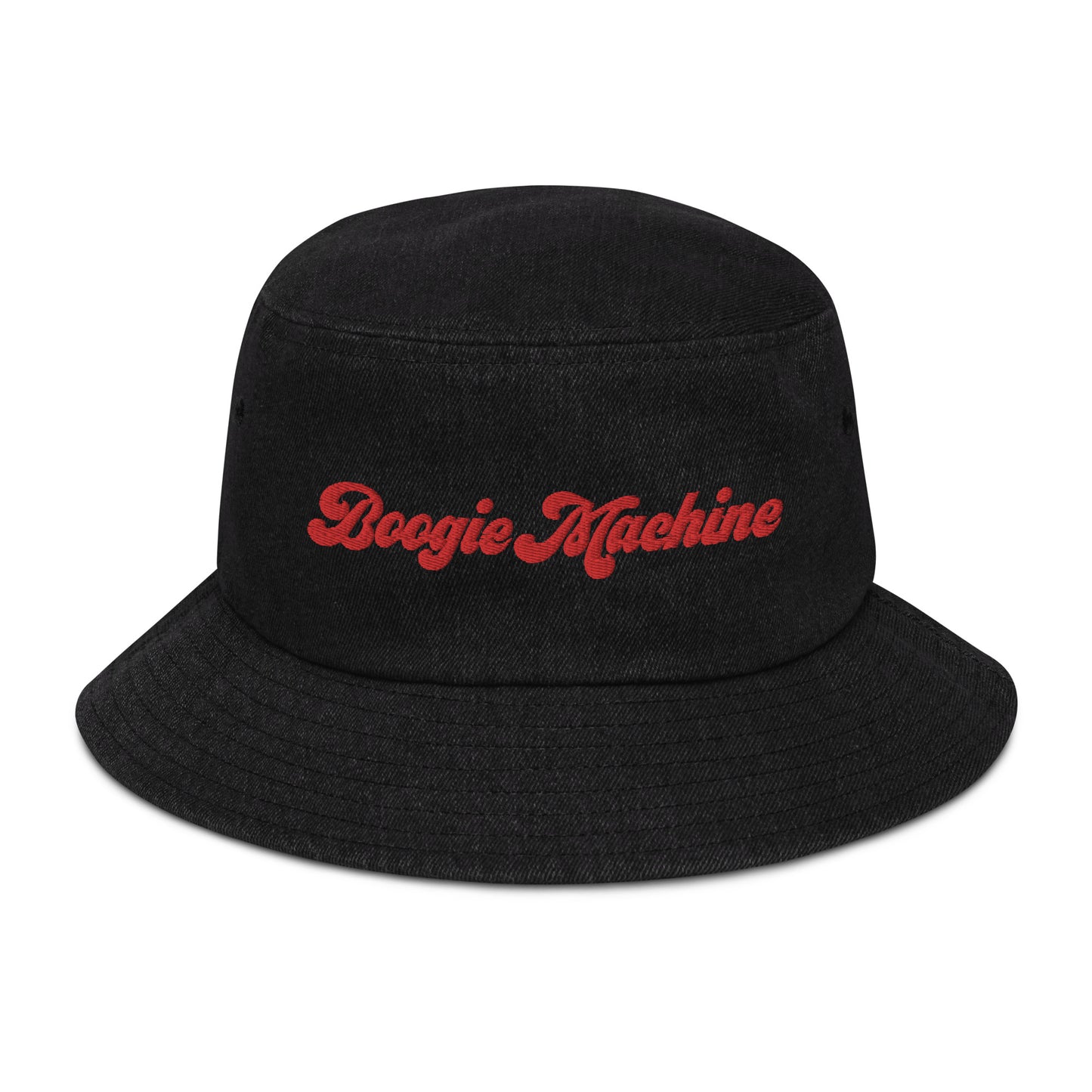 Boogie Machine Festival Denim Bucket Hat - Viodiama Artistry