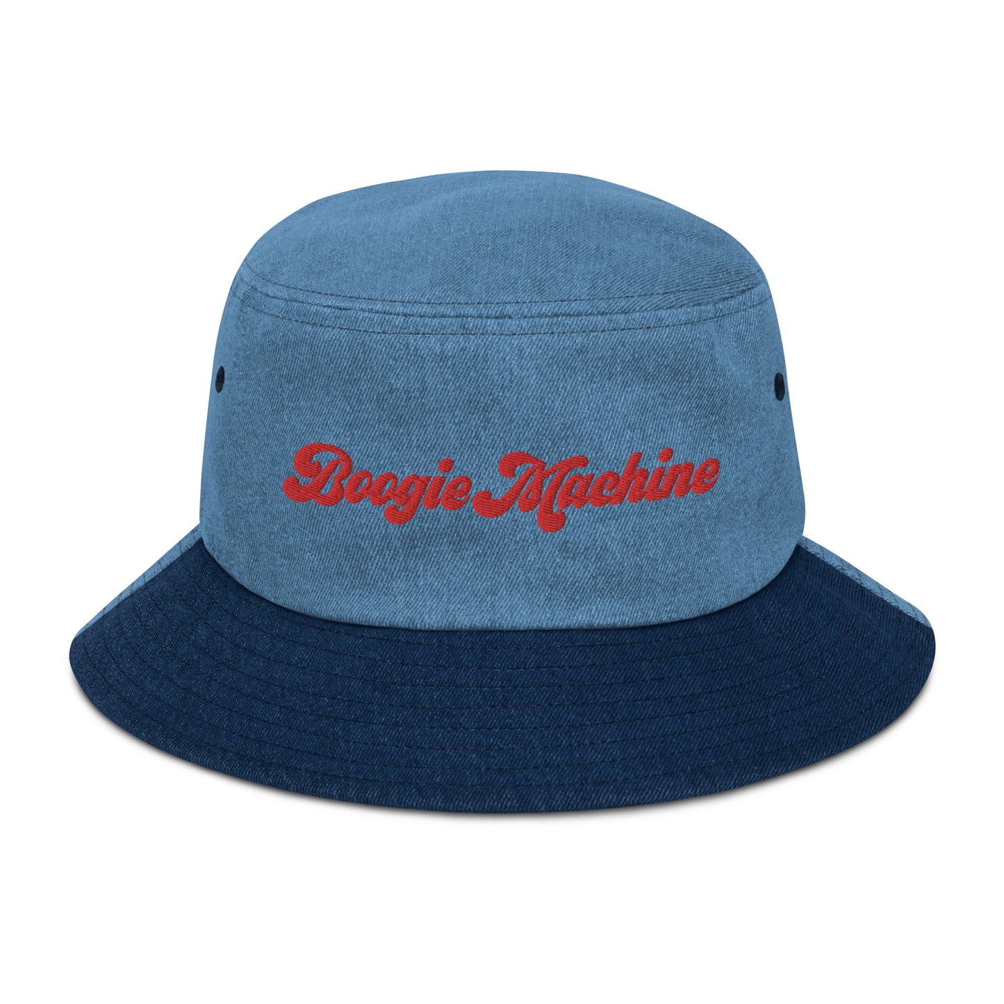 Boogie Machine Festival Denim Bucket Hat - Viodiama Artistry