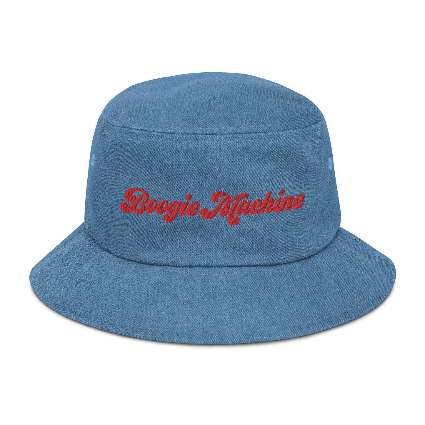 Boogie Machine Festival Denim Bucket Hat - Viodiama Artistry