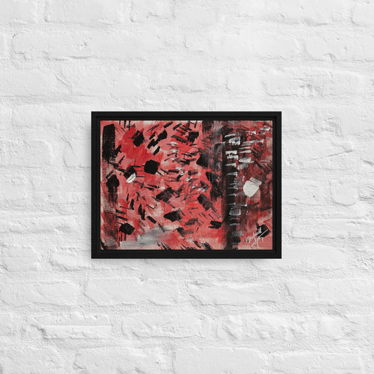 Staccato Acrylic Painting Canvas Print