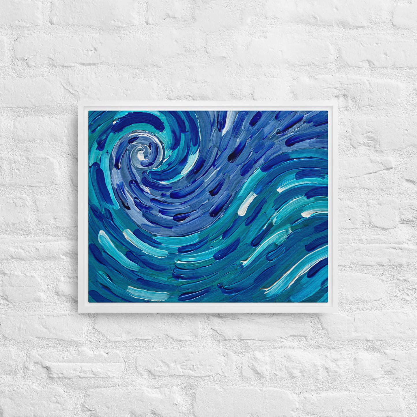 Amihan Monsoon Acrylic Painting Canvas Print