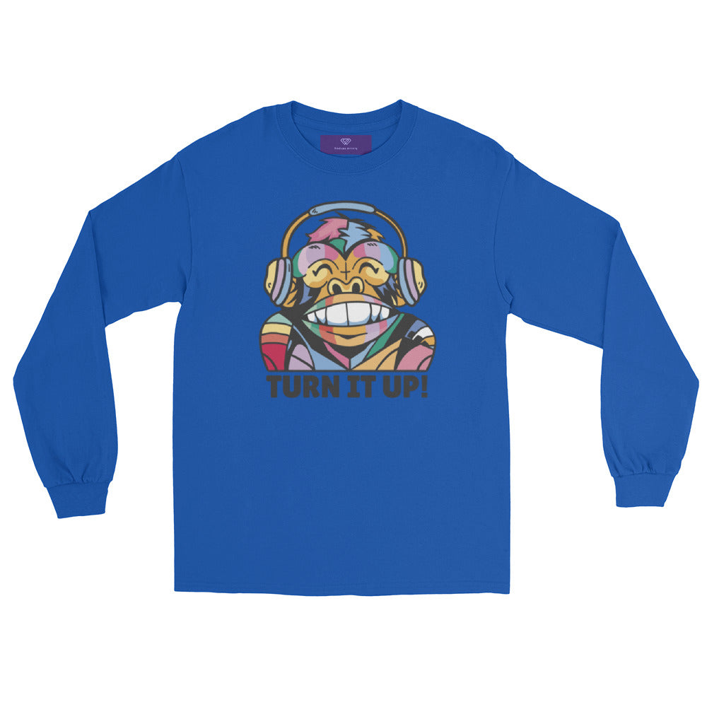 DJ Monkey Men’s Long Sleeve Shirt