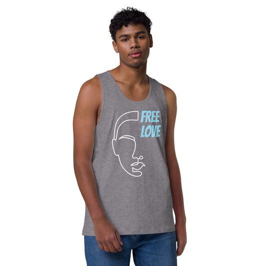 Free Love Men's Tank Top - Viodiama Artistry