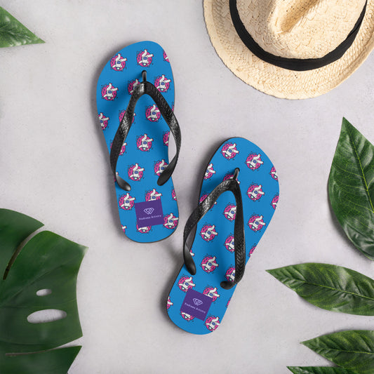 Astronaut Men's Festival Flip-Flops - Viodiama Artistry